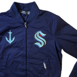 Women PRO STANDARD Seattle Kraken Crew Neck Crop Jacket