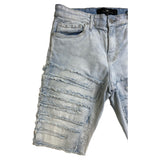 Men JORDAN CRAIG W Raw Fabric Edge Shorts