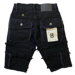 Kid's FWRD DENIM & CO Patchwork Denim Shorts