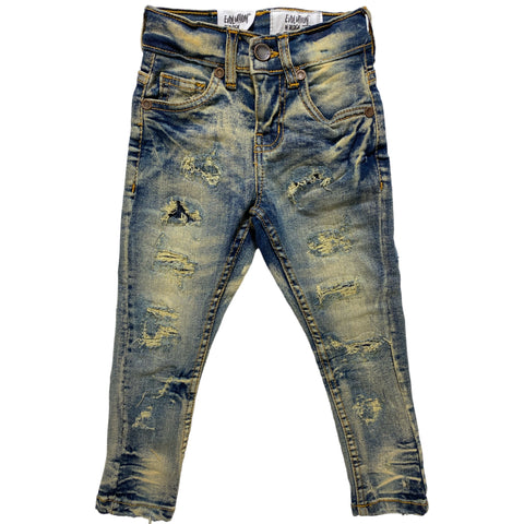 Little Kid's EVOLUTION Rock The Bells Denim Jeans