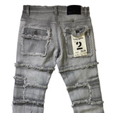 Men FWRD DENIM CO. Patchwork True Stacked Denim Jeans