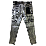 Men KINDRED Skinny Cargo Metal Snow Jeans