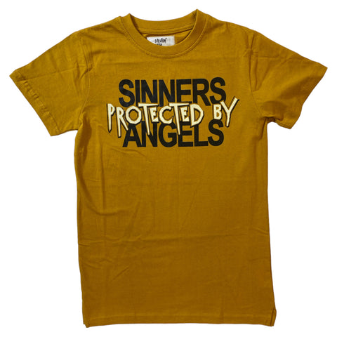 Kids EVOLUTION Sinners Protected By Angels T-Shirt