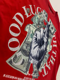 Men WEDDING CAKE Good Luck T-Shirt