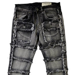 Men FWRD DENIM CO. Patchwork True Stacked Denim Jeans