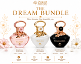 The Dream Bundle I Flower Halaya  + Flower Dahlia + Flower Bombshell by Zakat Eau De Parfum 3.4 FL OZ Each For Women