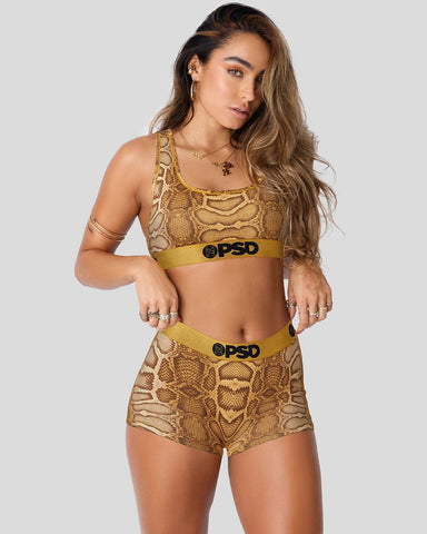 Women PSD Sommer Snake Boy Shorts