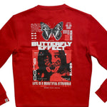 Men UNDRTD Butterfly Effect Crewneck Sweater