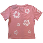 Women ROKU STUDIO Flower Crop Top Shirt