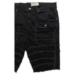 Big Men FWRD DENIM & CO Patchwork Denim Shorts