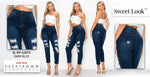 Women SWEET LOOK Boyfriend Rip Jeans