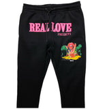 Men WEDDING CAKE Real Love Stacked Flare Sweatpants