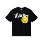 Men MARKET Smiley Gothic Q4 6oz Graphic T-Shirt