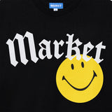 Men MARKET Smiley Gothic Q4 6oz Graphic T-Shirt