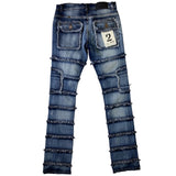 Men FWRD DENIM CO. Patchwork True Stacked Denim Jeans