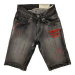 Kids FWRD DENIM CO. Painted Money Dept Denim Short