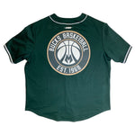 Men PRO STANDARD Milwaukee Bucks Button Up Jersey Shirt