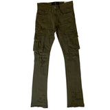 Men JORDAN CRAIG Cargo Pocket Stacked Jeans