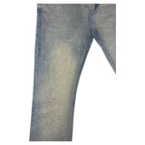 Men LIQUID CRYSTAL Super Skinny Stacked With Rhinestone