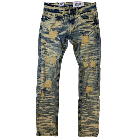 Men EVOLUTION Wild Tiger Denim Jeans