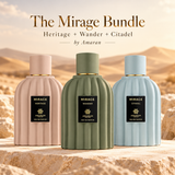 The Mirage Bundle Heritage + Wander + Citadel by Amaran 100 ML (3.4 FL OZ) Eau De Parfum