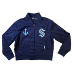 Women PRO STANDARD Seattle Kraken Crew Neck Crop Jacket