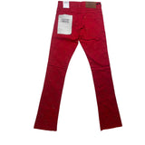 Men LIQUID CRYSTAL Diamond Crystal Shape Super Skinny Stacked With Rhinestone