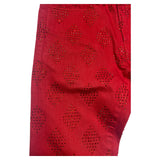 Men LIQUID CRYSTAL Diamond Crystal Shape Super Skinny Stacked With Rhinestone