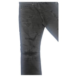 Men JORDAN CRAIG Flare Shreds Fit Stacked Jeans
