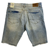 Men JORDAN CRAIG Denim W Shreds Shorts