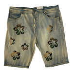 Big Men FWRD DENIM & CO Flower Denim Shorts