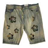 Big Men FWRD DENIM & CO Flower Denim Shorts