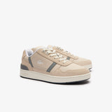 Men LACOSTE T-Clip Tonal Leather Sneakers