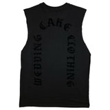 Men WEDDING CAKE Rhinestone Tank Top