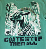 Men DENIMICITY Goatest Of All Stoned Oversize T-Shirt