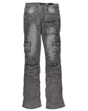 Men KINDRED Denim Rhinestone Stacked Jeans