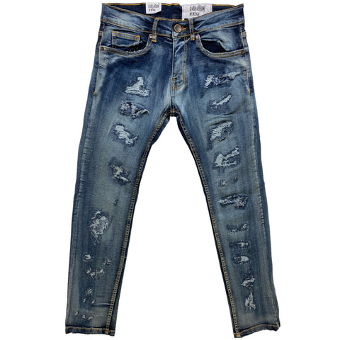 Men EVOLUTION Rock The Bells Denim Jeans