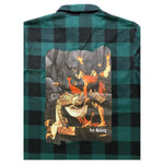 Men ROKU STUDIO Art Gallery L/SLV Plaid Shirt