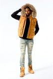 Men JORDAN CRAIG Yukon Fur Puffer Vest