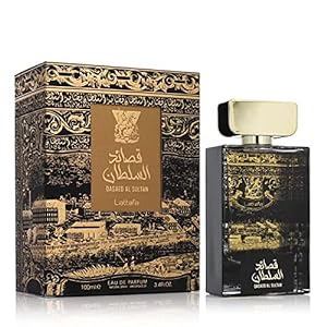 Lattafa Perfumes Qasaed Al Sultan for Unisex Eau de Parfum Spray, 3.4 Ounce