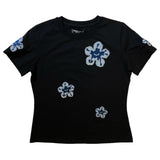 Women ROKU STUDIO Flower Crop Top Shirt