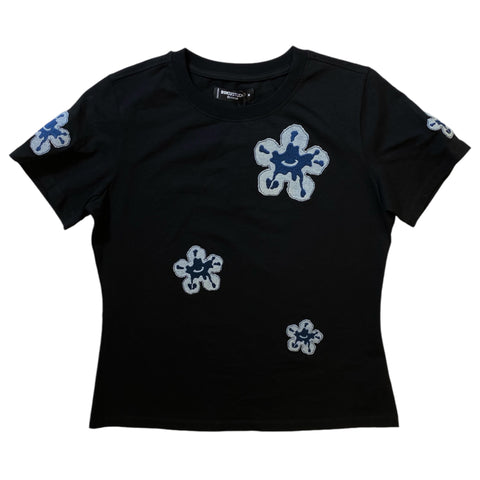 Women ROKU STUDIO Flower Crop Top Shirt