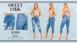 Women SWEET LOOK Boyfriend Rip Jeans