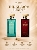 The Nujoom Bundle I Lailath Al Nujoom Aquila by Zakat Eau De Parfum 3.4 FL OZ I Lailath Al Nujoom Gemini by Zakat Eau de Parfum 3.4 FL OZ Unisex
