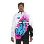 Men NEW ERA Miami Heats 2024/25 City Edition Full-Zip Windbreaker Jacket