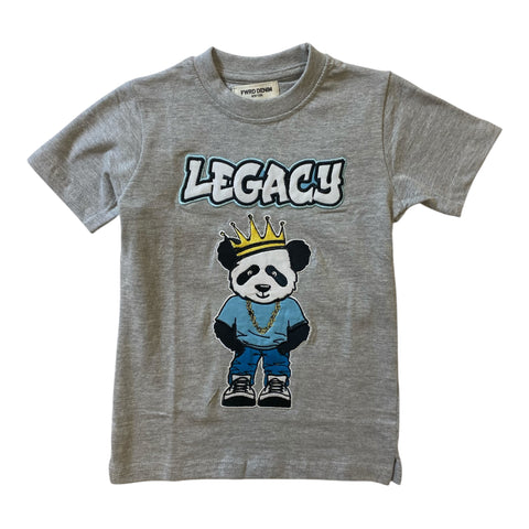 Little Kid's FWRD Denim & Co. Panda Bear S/SLV T-Shirt