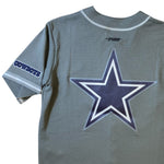 Men PRO STANDARD Dallas Cowboys Script Tail Mesh Button Down Shirt