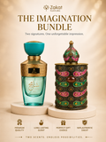 The Imagination Bundle I Shamek Rise By ZAKAT EDP - 100ML 3.4 FL OZ I Amwaj Al Anbar By Zakat Pure Concentrated Oil 20ML