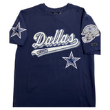 Men PRO STANDARD Dallas Cowboys Script Tail Sj T-Shirt