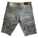 Men JORDAN CRAIG W Raw Fabric Edge Shorts